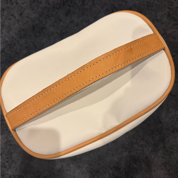 Make up tote - Coated canvas with Natural Leather trim - Picture 3 of 5